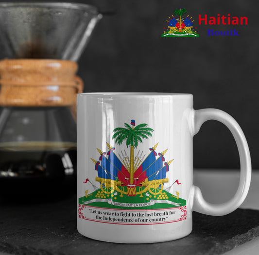 Haitian Coat Of Arms Coffee Mug